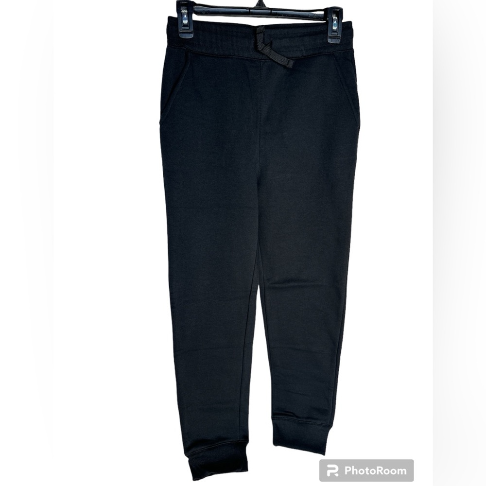 Amazon Essentials Boys' Fleece Black Jogger Sweatpants XL